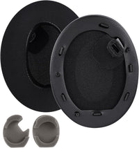 Replacement Earpads for Sony WH-1000XM4 by MMOBIEL ÃÂ¢ÃÂÃÂ Cooling Gel + Ice-Silk Fabric Memory Foam Ear Cushions, Snap-On Fit, Improved Passive Noise Isolation ÃÂ¢ÃÂÃÂ Pair (Black)