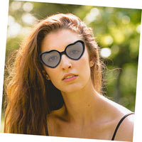 10 Neon Heart Sunglasses Fun Cute Bulk Random Colour
