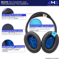 AHG Accessory House Global Replacement AE2 / Soundtrue ear pads and Headband pad cushion kit. Compatible with Bose SoundLink AE/SoundTrue AE/Around-Ear 2 and Around-Ear 2 Wireless Headphones