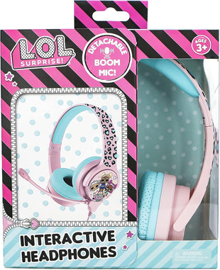 OTL Technologies Chidren's L.O.L. Surprise! Interactive Headphones with Microphone Pink 814