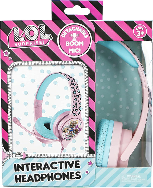 OTL Technologies Chidren's L.O.L. Surprise! Interactive Headphones with Microphone Pink 814