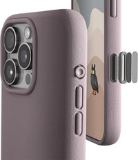 TineeOwl for iPhone 16 Pro Magnetic Case, [Covered Camera Control Button], Compatible with MagSafe, TPU, Minimalist, Slim/Thin, Grippy - Dune Series (Dusty Lilac, iPhone 16 Pro)