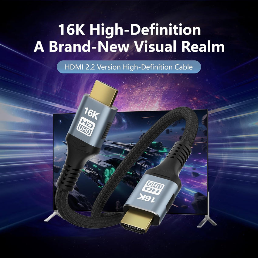 Ultra High Speed HDMI Cable 3m 96Gbps 16K@60Hz eARC HDR10+ HDCP 2.3 â 3m