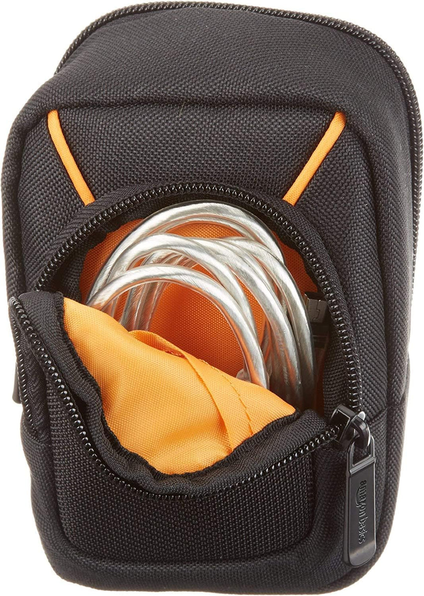 Amazon Basics Medium Compact Digital Camera Case with Internal Padding for 10.2x6.1x2.5 cm Cameras, Solid, Black, Extra-Small