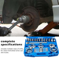 DAYUAN 31-Piece Wheel Bearing Tool, Universal Wheel Drive Bearing Assembly Tool Set, Wheel Bearing Puller Wheel Hub Extractor Assembly Disassembly Set