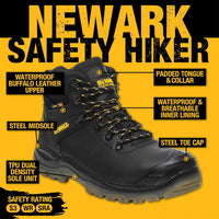 DEWALT Waterproof Safety Boots Black UK 10 DWF50140-132