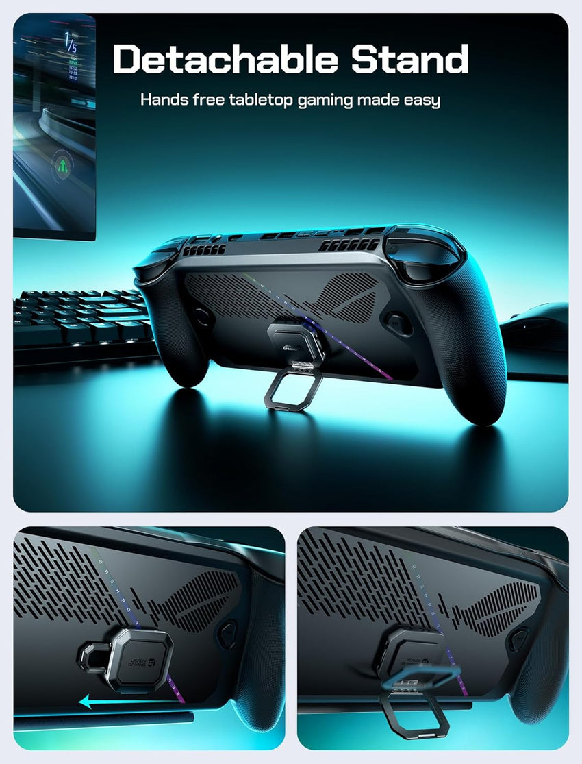 JSAUX Protective Case NO STAND for ROG Xbox Ally/Ally X Full Cover Detachable Front Kickstand Black
