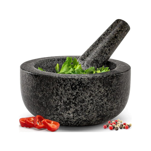 Mortar bowl only Solid Natural Stone Durable Kitchen ONLY MORTAR BOWL NOT PESTLE Natural Stone