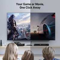 BENFEI HDMI Switch 4 in 1 Out 4K@60Hz, 2K@144Hz, HDCP 2.3 with Adaptive Equalization support 10M HDMI TransmitCompatible for PS5/4, Xbox, Roku, FireStick, Switch