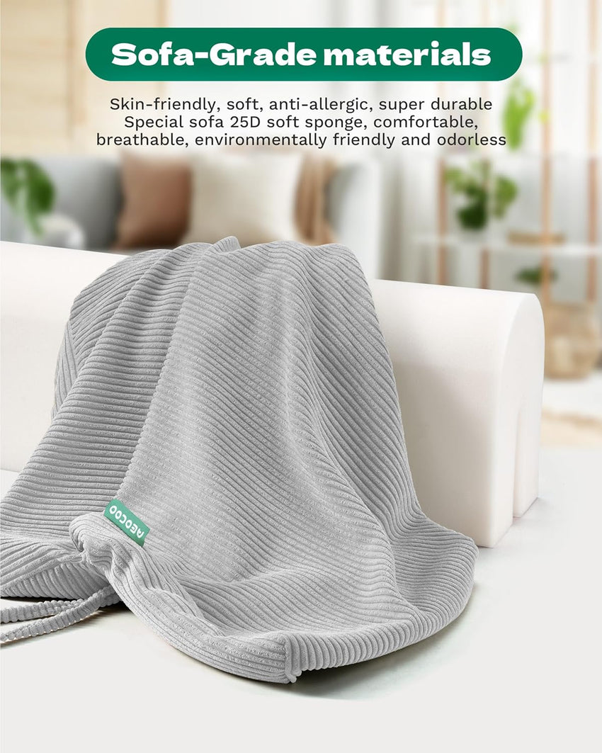 Toddler Bed Bumper Protector Soft Memory Foam â Grey 90cm