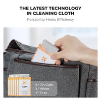 K&F CONCEPT Glasses Cleaning Cloth | Premium Microfiber Cleaning Cloths, Lens Cleaning Cloth for Camera Lenses, Eyeglasses, Screens, Cameras, Tablets -Washable, 6 Pack, 6 x 7 inches (15 x 18 cm)