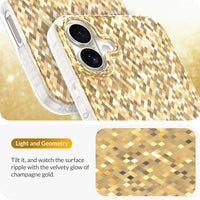 LONLI Hue - for iPhone 16 Plus Case - White Pearl Tort Phone Case - Cute, Unique and Aesthetic Phone Cover - [360^0 Shock-Absorbent Bumper] - [4 Airbag Cushioned Corners]