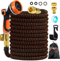 Expandable Garden Hose Flexible Retractable 10âFunction Spray â 50ft