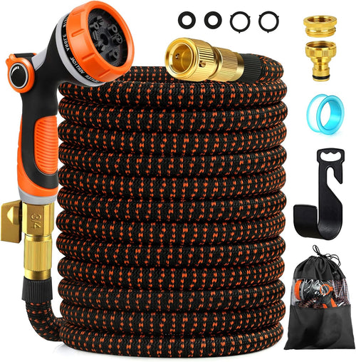 Expandable Garden Hose Flexible Retractable 10âFunction Spray â 50ft