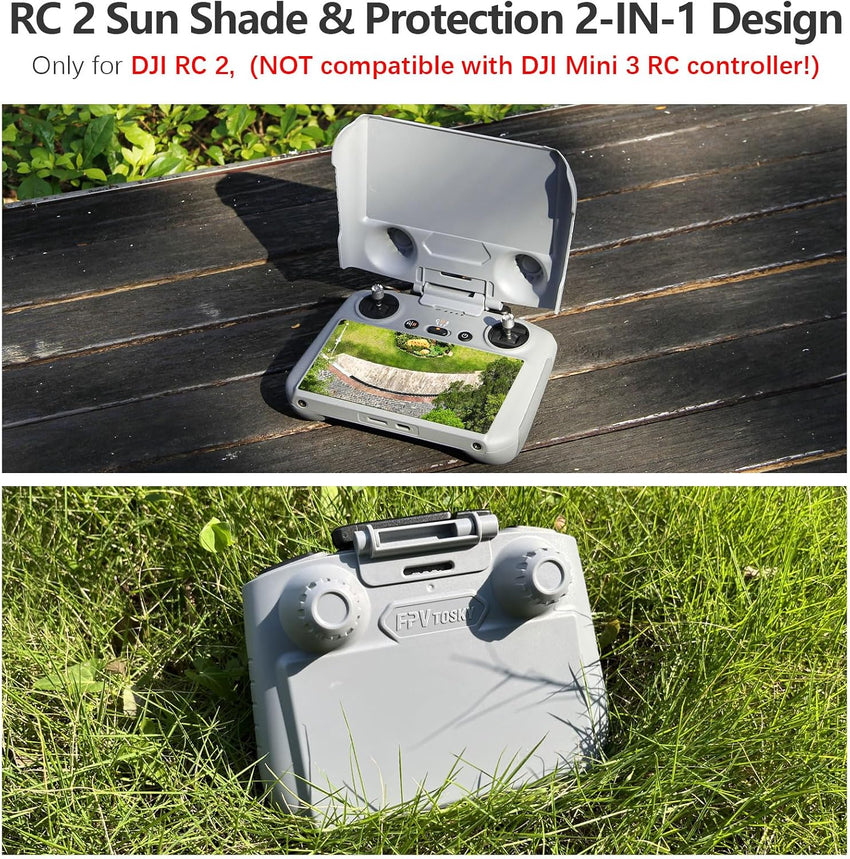 FPVtosky Mini 5/4 Pro RC-2 Sunshade Joystick & Screen Protector â Black