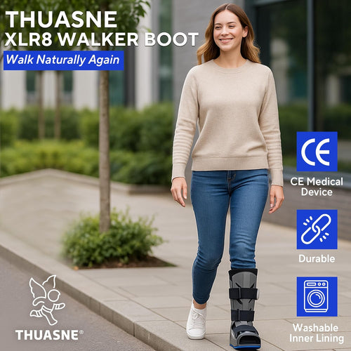 THUASNE XLR8 - Full Shell Pneumatic Tall Air Walker Fracture Boot - CE Medical Device (L)
