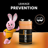 Duracell Plus 9V Batteries (2 Pack) - Alkaline - 100% Life Guaranteed - Reliability For Everyday Devices - 0% Plastic Packaging - 5-Year Storage - 6LR61 MN1604