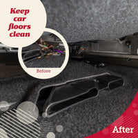 Lusso Gear 2 in 1 Car Seat Gap Organizer | Universal Fit | Storage Pockets Adjust | 2 Set Car Seat Crevice Storage Box | Helps Reduce Distracted Driving & Holds Phone Money Cards Keys Remote