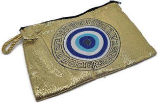 MYSTIC JEWELS - Wallet for Cards, Keys - Eye for Good Luck Design - Traditional (15 x 10 cm), Model 2, Purses