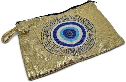MYSTIC JEWELS - Wallet for Cards, Keys - Eye for Good Luck Design - Traditional (15 x 10 cm), Model 2, Purses