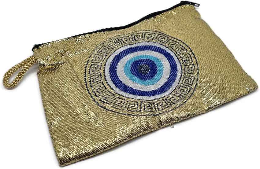 MYSTIC JEWELS - Wallet for Cards, Keys - Eye for Good Luck Design - Traditional (15 x 10 cm), Model 2, Purses