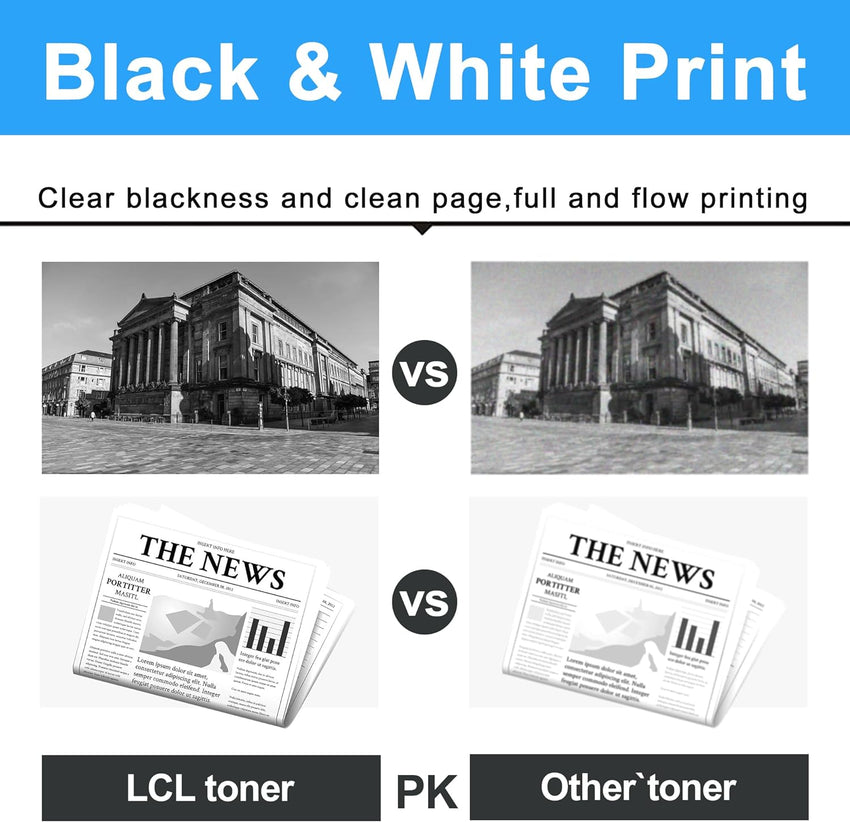 LCL 067 Black Toner Cartridge Replacement for Canon 067 067H Replacement for Canon i-SENSYS LBP631Cw LBP633Cdw MF651cw MF655Cdw MF657Cdw (1 Pack)