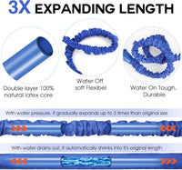 Expandable Garden Hose 30m (100ft) 8-Mode Spray Gun 3x Flexible Non-Kinking â 3/4in & 1/2in Connectors