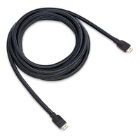 Amazon Basics HDMI Cable, 18Gbps High-Speed, 4K@60Hz, 2160p, Nylon-Braided Cord, Ethernet Ready, 4.6 m, Black & Blue