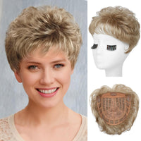 Hair Topper Synthetic Wiglet for Thinning Hair â Dark Blonde