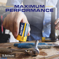 Allmax D (LR20) Maximum Power Alkaline Batteries (6 Count) - Ultra Long-Lasting, Leakproof Design, 7-Year Shelf Life, Maximum Performance (1.5V)