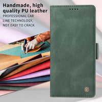 ILING Case for Xiaomi Redmi Note 11 Pro+ Plus 5G, Ultra-thin Leather PU Skin Wallet Cover Flip Folio Shockproof Case with Card Slots, Kickstand, Magnetic Close, RFID Blocking (Green)