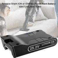 LabTEC XBAT200 25.2V 3000mAh Lithium Battery Replacement for Shark Battery 25.2V XBA-T200,Shark ION Flex ION F80 ION Flex Cordless Vacuum Cleaners Battery