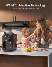 HiCOZY F3 Slush Machine Ice Cream Maker 5 Preset Modes NEW Black