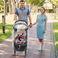 Universal Rain Cover for Pushchair,Pram Rain Cover,Rain Cover for Pram,Travel Weather Shield for Windproof, Waterproof, Protect from Sun Dust Snow