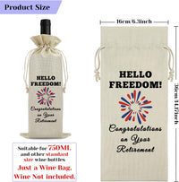 Retirement Gift Wine Bottle Bag for Colleagues â Funny Design