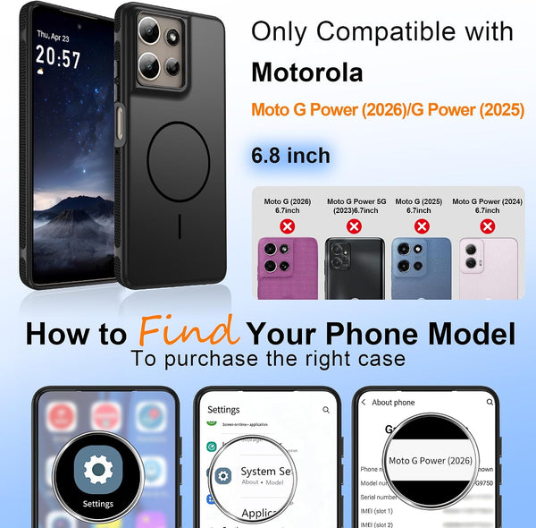 Jshru for Google Pixel 9 Case,Pixel 9 Pro Case,with 2 Pack Screen Protector,Military Grade Shockproof Case with Slide Camera Cover,Ring Stand Phone Cover for Google Pixel 9 | Pixel 9 Pro,Black