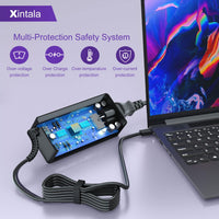 Xintala 45W USB C Laptop Charger Compatible with Lenovo Chromebook 100e 300e 500e Series, Acer, HP, Asus, Dell, Samsung and More Type-C Power Supply