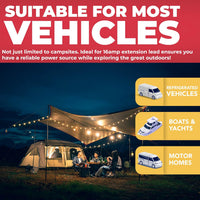 1 METER GADLANE Camping Electric Hook Up Cable - 1M Electric Hook Up for Camping