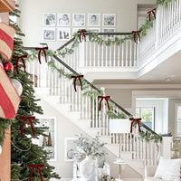 Christmas Tree Decorations Velvet Bows with Twist Ties â Burgundy