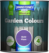 Johnstone's Exterior Wood Paint 1L Quick Dry 12mÃÂ²/L Ã¢ÂÂ Bold Plum