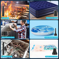 Compressed Air Duster Cleaner for PC with LED Light â Reusable Air Blower
