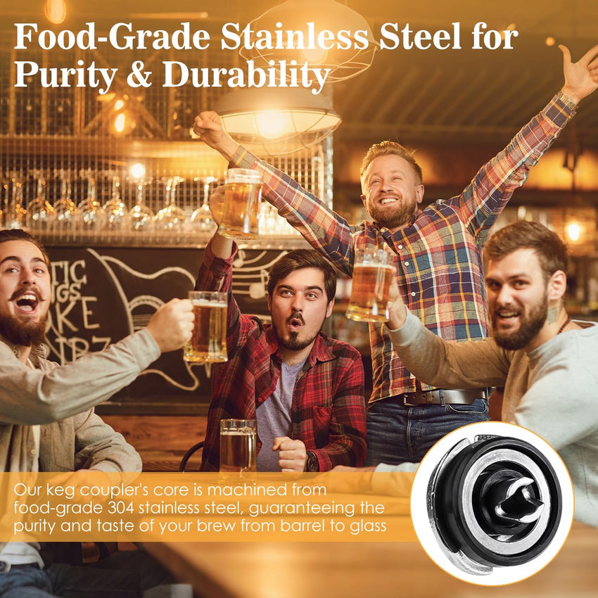 Keg Coupler Stainless Steel S Type Sankey Beer Tap Ã¢ÂÂ Home Brewing