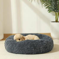 Belababy Donut Dog Bed Washable Light Grey 70cm