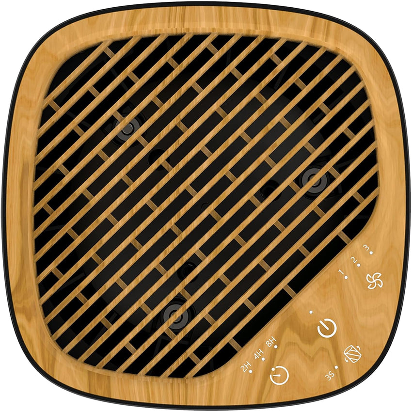 Russell Hobbs Air Purifier 100mÂ³/h HEPA+Carbon CADR 99.95% â Black Scandi Wood