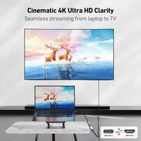 BENFEI USB C to HDMI Adapter 4K@60Hz, USB Type-C to HDMI Adapter [Thunderbolt 3/4/5 Compatible] with iPhone 15 Pro/Max, MacBook Pro/Air 2023, iPad Pro, iMac, S23, XPS 17, Surface Book