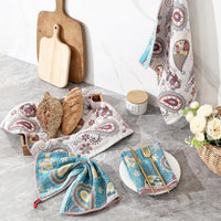 Kitchen Tea Towel Absorbent Quick-Drying Cotton Single