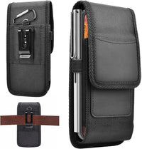 Cell Phone Belt Holster,Phone Nylon Holster Case,Mobile Phone Pouch with Belt Loop,Heavy Duty Phone Cover with Belt Clip for 5.8-6.8 inch smartphones