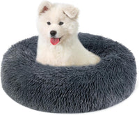 Belababy Donut Dog Bed Washable Light Grey 70cm