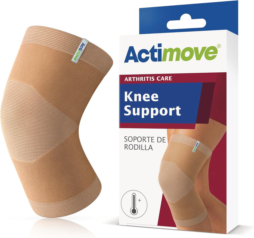 Actimove Arthritis Knee Support Heat-Retaining Fabric L Beige Large