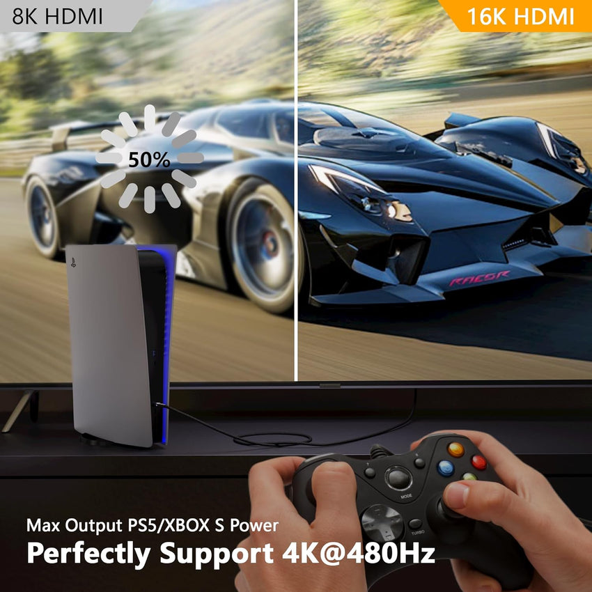 Ultra High Speed HDMI Cable 3m 96Gbps 16K@60Hz eARC HDR10+ HDCP 2.3 â 3m